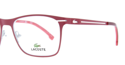 Lacoste Eyeglasses L2220Color 616 Red Size 52-18-140