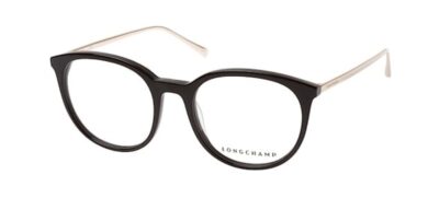 Longchamp Eyeglasses LO2605 Color 001 Black Size 51-19-140