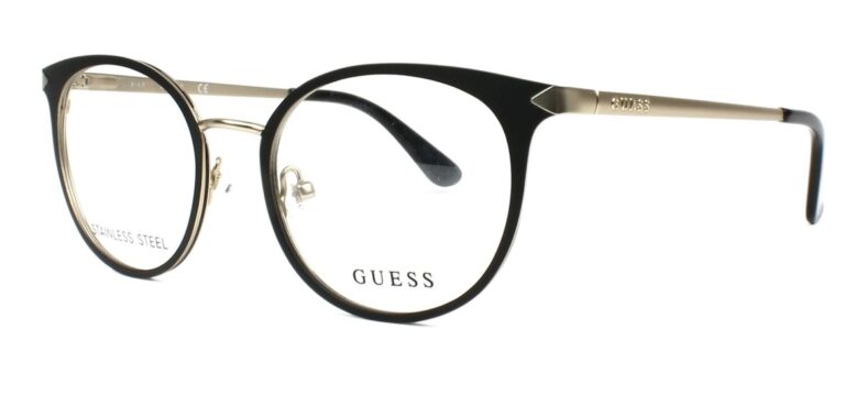 Guess 2639 Color 002 Matte Black Size 49-18-135