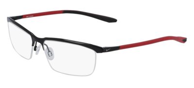 Nike Eyeglasses NK6073 Color 005 Black Gym Red Size 56-16-145