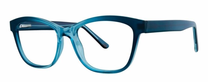 Modern Eyeglasses Outcome Color Teal Fade Size 53-17-145