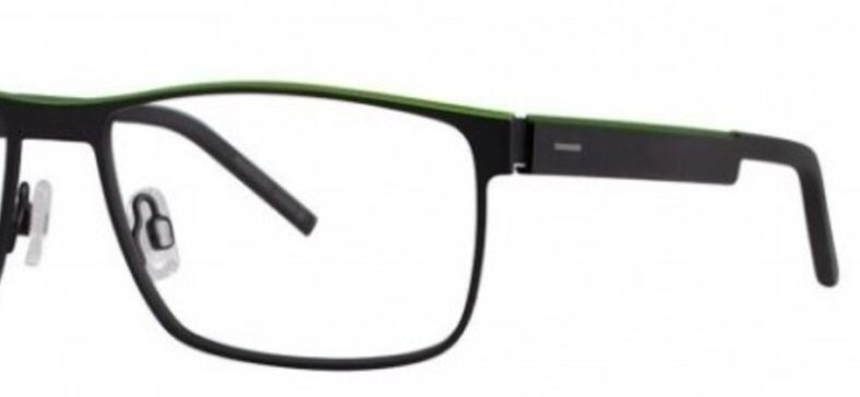 Lightec Eyeglasses 7987L Color NV061 Matte Black Size 55-16-140 - Image 2