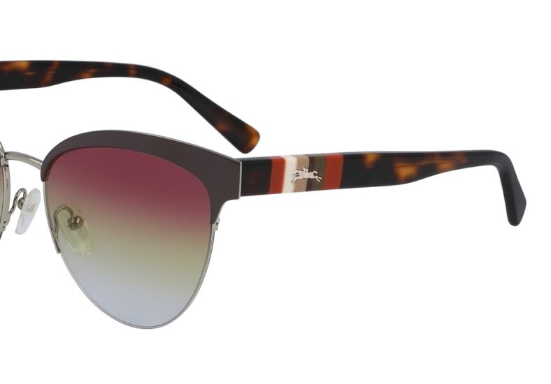 Ombre sunglasses with tortoiseshell arms.