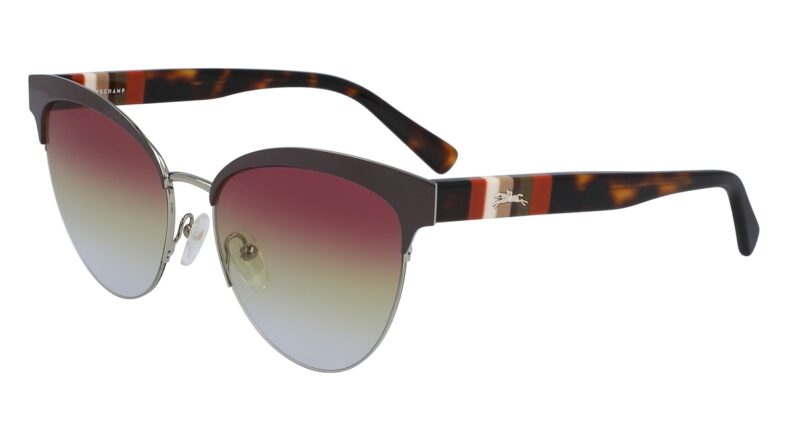 Longchamp ombre sunglasses, tortoiseshell arms.