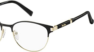 MaxMara Eyeglasses MM1254 Color OMEJ Black Gold Size 51-17-140