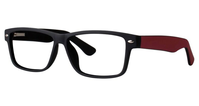 Modern Eyeglasses Observe Color Black/Brick Matte Size 55-13-145