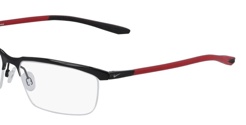 Nike Eyeglasses NK6073 Color 005 Black Gym Red Size 56-16-145 - Image 2