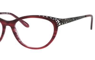 Valerie Spencer Eyeglasses 9331 Color Burgundy/BLK Size 52-16-140