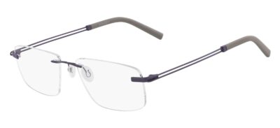 Pure Airlock Eyeglasses Dignity 204 Color 412 Navy Size 56-18-140