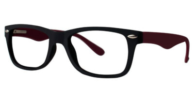 Moder Eyeglasses Craze Color Black Burgundy Size 50-18-140