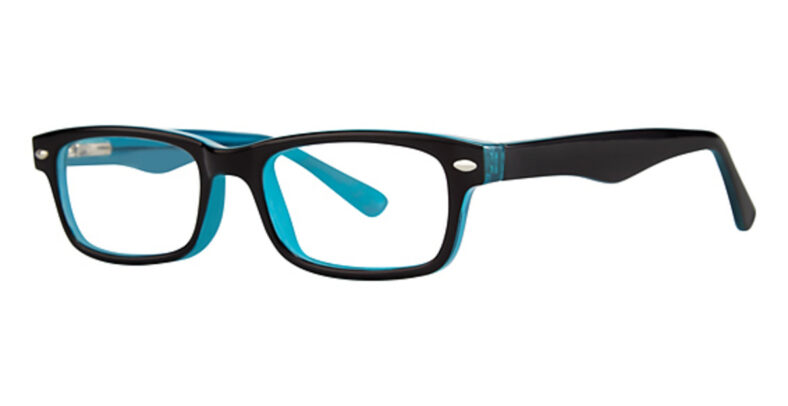 Moder Eyeglasses Remote Color Black/Blue Size 50-18-140