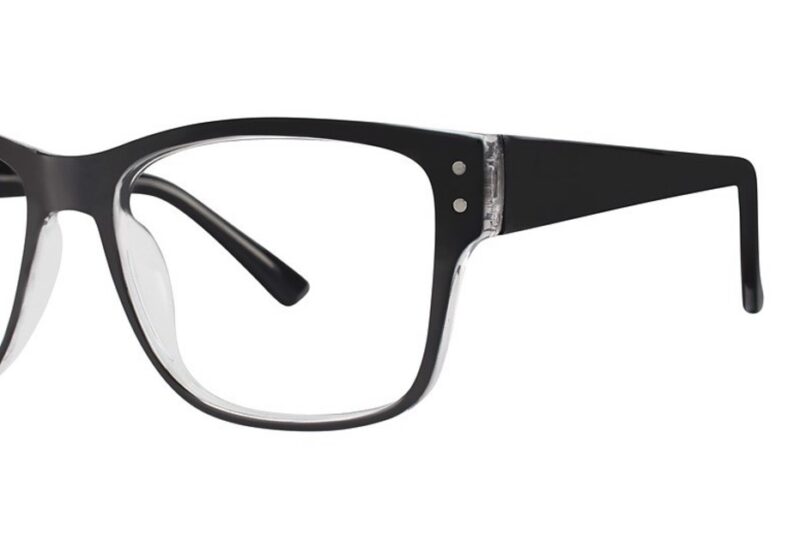 Moder Eyeglasses Approach Color Black/Crystal Size 52-16-140 - Image 2