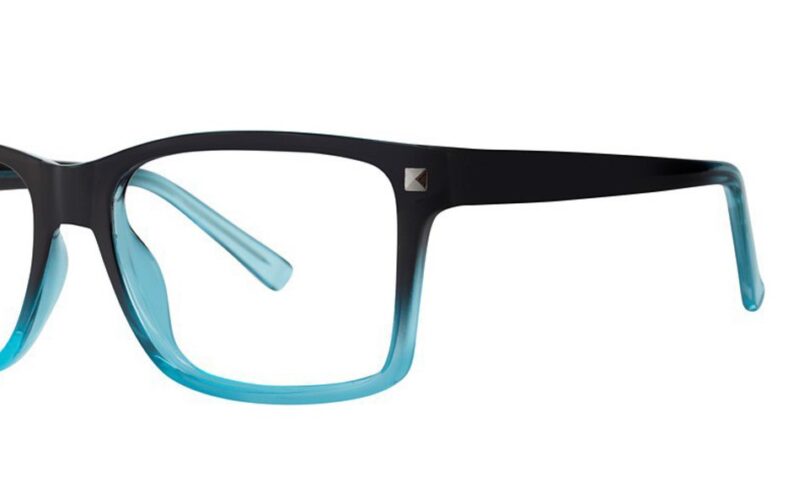 Modern Eyeglasses Weekend Color Black/Blue Size 52-16-140 - Image 2