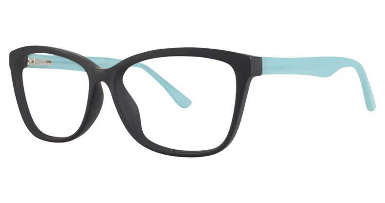 Modern Eyeglasses Appreciate Color Black/Matte Mint Size 55-15-140