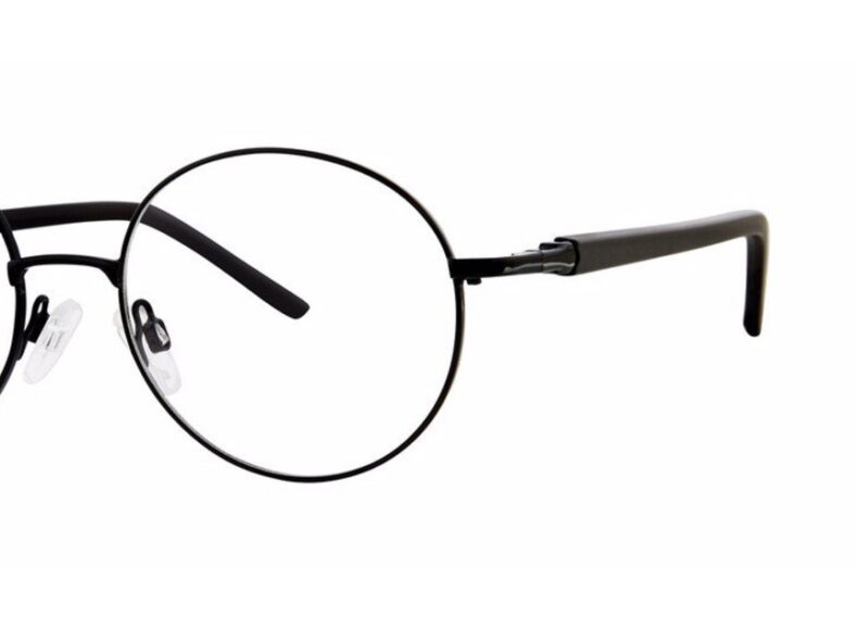 Modern Eyeglasses Trust Color Black Size 52-18-145 - Image 2