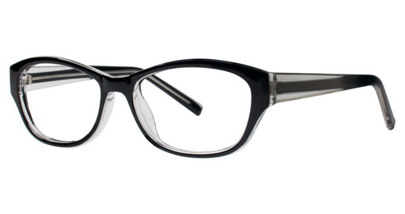 Modern Eyeglasses Amber Color Black/Crystal  Size 51-16-140