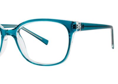 Modern Eyeglasses Pleasure Color Teal/Crystal Size 52-18-140