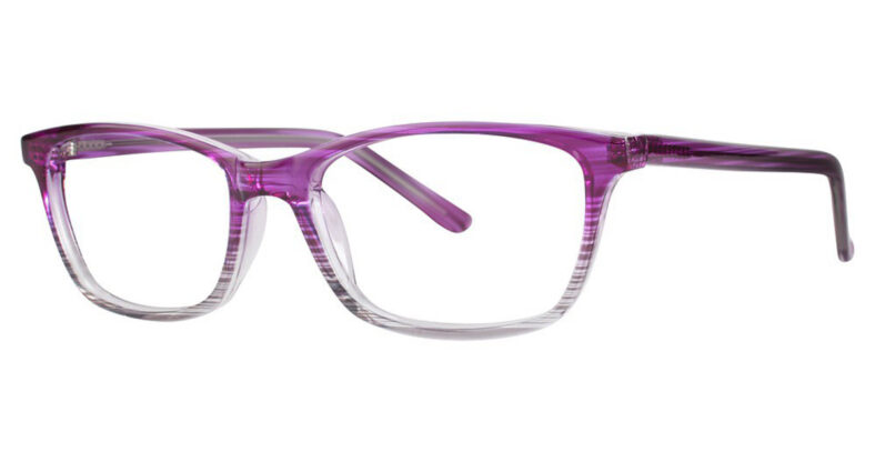 Modern Eyeglasses Outgoing Color Plum Fade Size 52-16-140