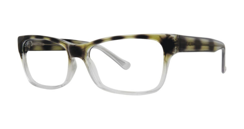 Modern Eyeglasses Measure Color Green/Crystal Size 54-17-140