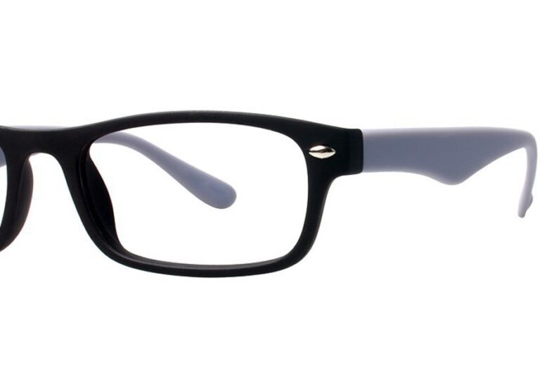 Modern Eyeglasses Launch Color Black/Grey Size 51-18-140 - Image 2