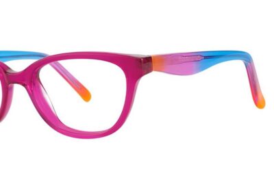 Modern Eyeglasses Confetti Color Fuchsia Size 45-16-125