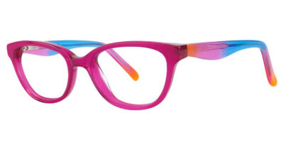 Modern Eyeglasses Confetti Color Fuchsia Size 45-16-125