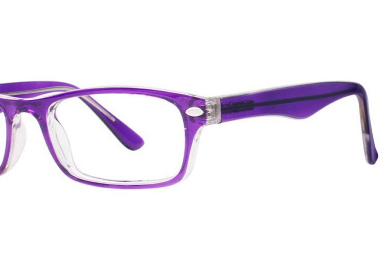 Modern Eyeglasses Care Color Purple/Crystal Size 46-15-135 - Image 2