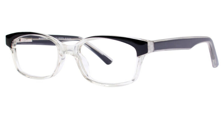 Modern Eyeglasses Bashful Color Black/Crystal Size 42-16-130