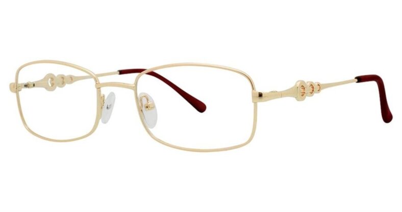 Modern Eyeglasses Joanne Color Gold Size 54-18-140