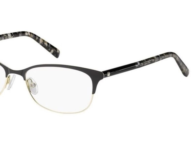 MaxMara Eyeglasses MM1306 Color 1EI Black Grey Text Size 55-16-145 - Image 2