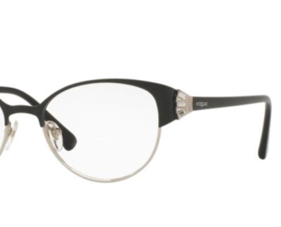 Vogue Eyeglasses VO 4015-B Color 352 Black Silver Size 51-18-135