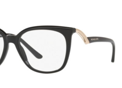 Michael Kors Eyeglasses MK4062 Cannes Color 4062 Black Gold Size-52-17-140