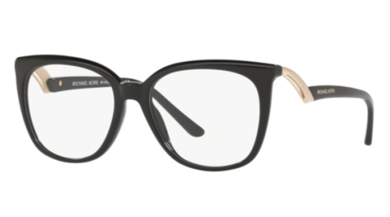 Michael Kors Eyeglasses MK4062 Cannes Color 4062 Black Gold Size-52-17-140 - Image 3