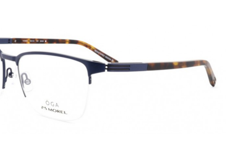 Oga Morel Eyeglasses 10088O Color BN09 Size 54-19-140 - Image 2