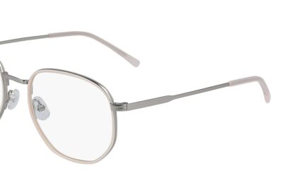 Lacoste Eyeglasses L2253 Color 045 Silver/Nude Pink Size 51-20-145