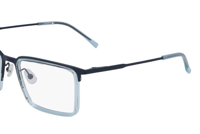 Lacoste Eyeglasses L2263 Color 424 Blue Size 54-19-145 - Image 2