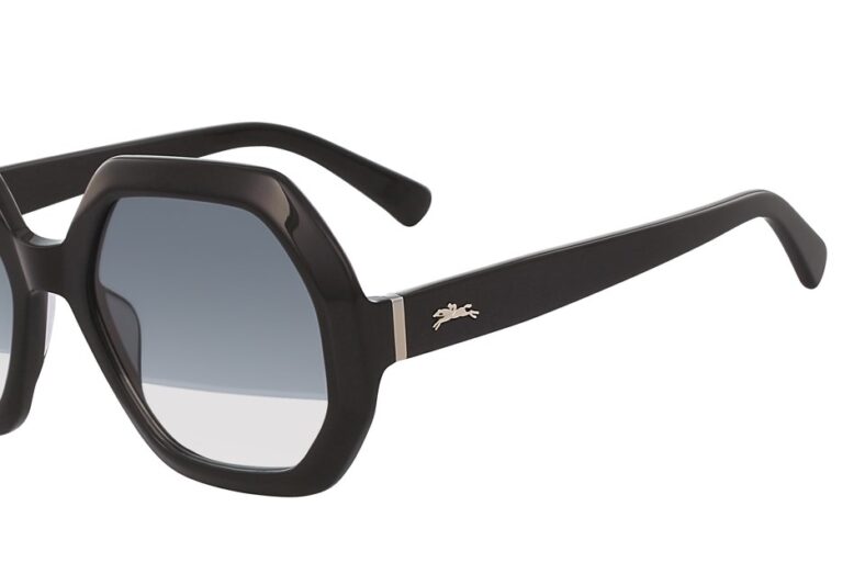 Longchamp Sunglasses LO623S Color 001 Black Size 55-19-140 - Image 2