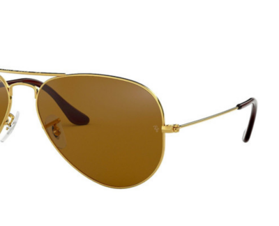 Ray-Ban 3025 Color Gold/Brown Size 58-14-135