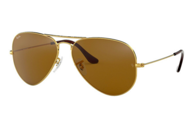 Ray-Ban 3025 Color Gold/Brown Size 58-14-135