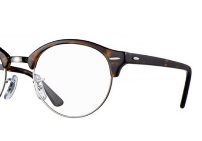 Ray Ban Clubmaster ORX4246V Color 2012 Tortoise/Silver Size 47-19-140 - Image 3