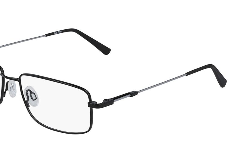 Flexon Eyeglasses FLH6002 Color 001 Black Size 56-17-145 - Image 2