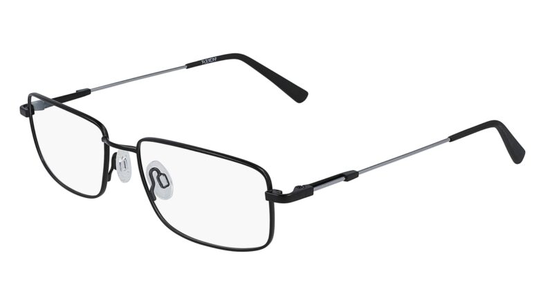 Flexon Eyeglasses FLH6002 Color 001 Black Size 56-17-145