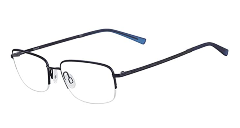 Flexon Eyeglasses Melville 600 Color 412 Blue Size 55-18-145