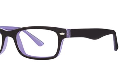 Modern Eyeglasses Remote Color Black/Purple Size 48-18-135