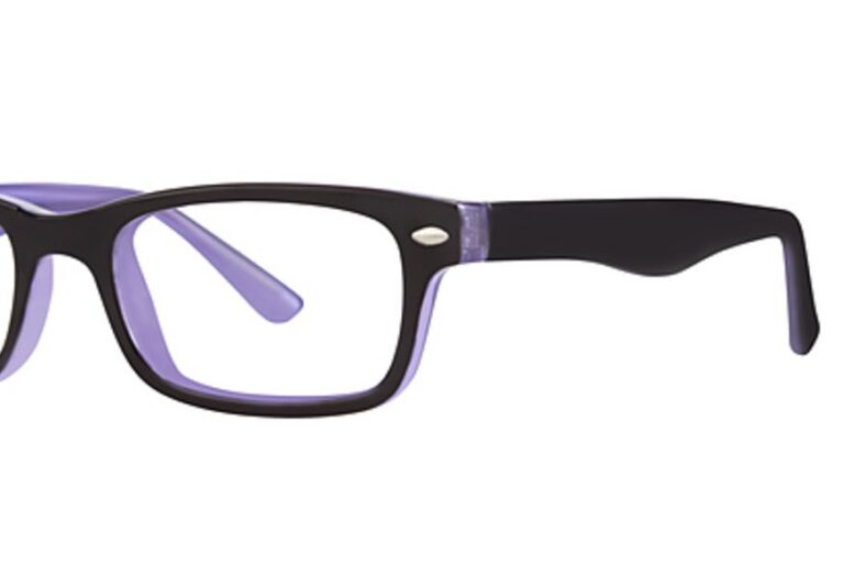 Modern Eyeglasses Remote Color Black/Purple Size 50-18-140 - Image 2