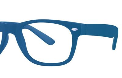 Modern Eyeglasses Incognito Color Blue Matte Size 47-18-135