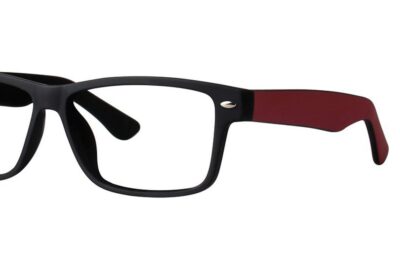 Modern Eyeglasses Observe Color Black/Brick Matte Size 55-13-145