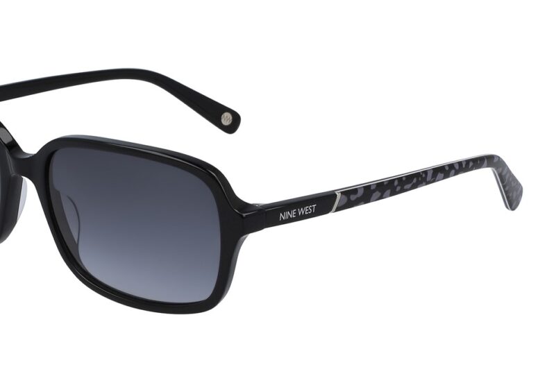 Nine West Sunglasses NW636S Color 001 Black Size 57-17-135 - Image 2