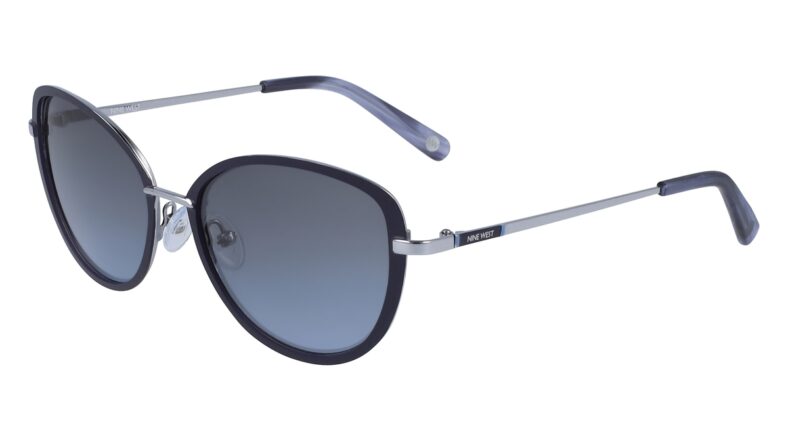 Nine West Sunglasses NW125S Color 400 Navy 53-16-135