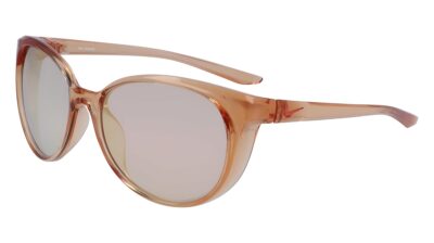 Nike Essence Sunglasses CT8229 Color 672 Washed Cora/Ember Glow/Grey W/Rose Gold Mirror Size 56-17-130